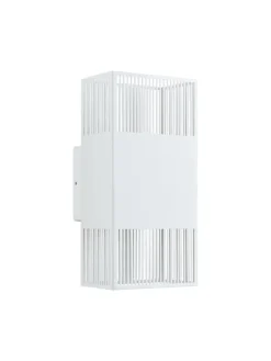 LED Wandleuchte Tharin IP44 3000K 120x104mm 2x3,7W Weiß