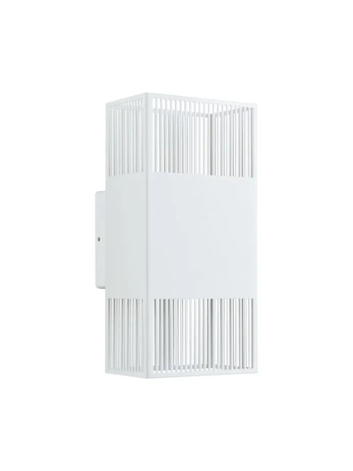 LED Wandleuchte Tharin IP44 3000K 120x104mm 2x3,7W Weiß