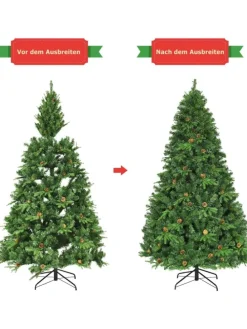 LED Weihnachtsbaum künstlich in Grün