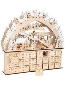 LED-Adventskalender "Skivergnügen" zum Befüllen