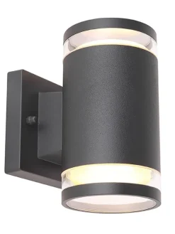 LED-Außenleuchte "Alcala" in Schwarz - (B)10 x (H)16,5 cm