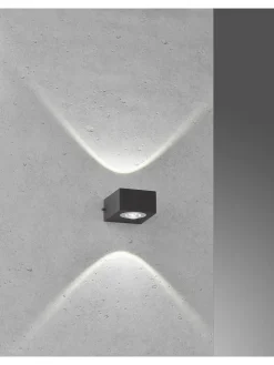 LED-Außenleuchte "Helsinki" in Schwarz - (B)8 x (H)5 cm