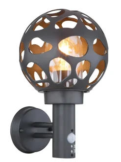 LED-Außenleuchte "Hilario" in Schwarz - (B)20 x (H)32 cm