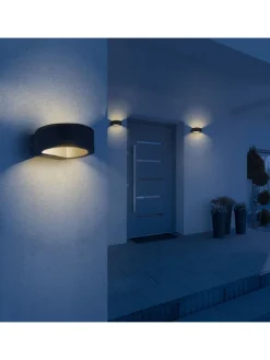 LED-Außenleuchte in Anthrazit - (B)16 x (H)5,5 cm