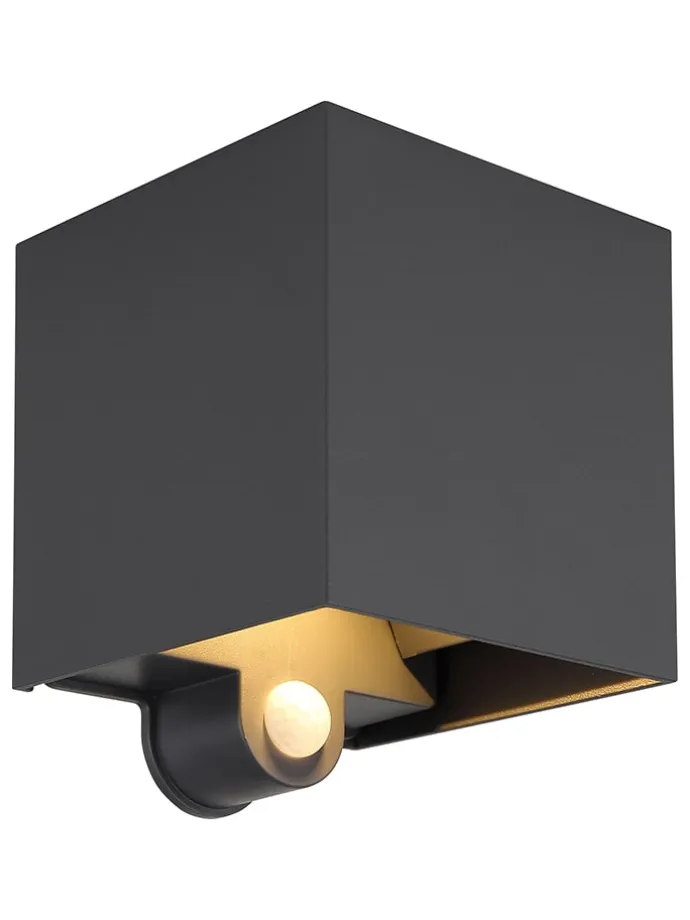 LED-Außenleuchte in Anthrazit - (B)10 x (H)12,5 cm