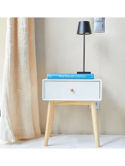 LED-Außenleuchte "Kelly" in Schwarz - (H)38 x Ø 10 cm