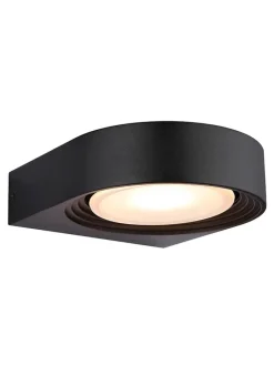 LED-Außenleuchte "Oko" in Schwarz - (B)16 x (H)16,6 cm