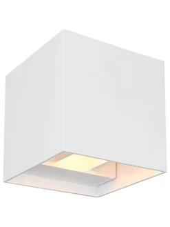 LED-Außenleuchte "Veronika" in Weiß - (B)10 x (H)10 x (T)10 cm