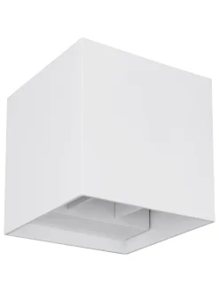 LED-Außenleuchte "Veronika" in Weiß - (B)10 x (H)10 x (T)10 cm