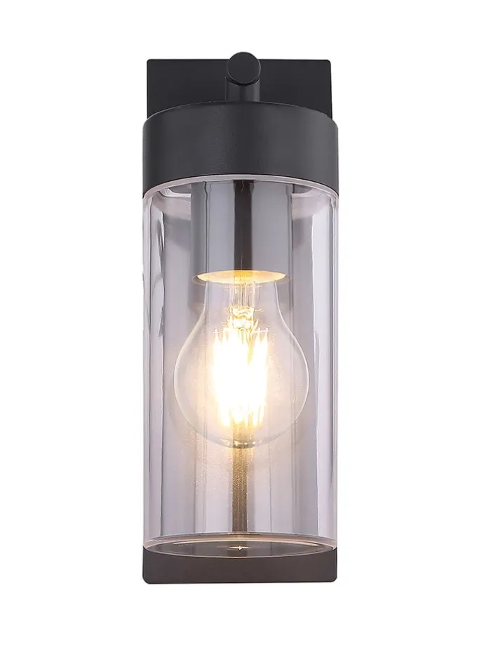 LED-Außenleuchte "Vessa" in Anthrazit - (B)8,9 x (H)25 cm