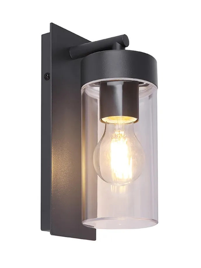 LED-Außenleuchte "Vessa" in Anthrazit - (B)8,9 x (H)25 cm