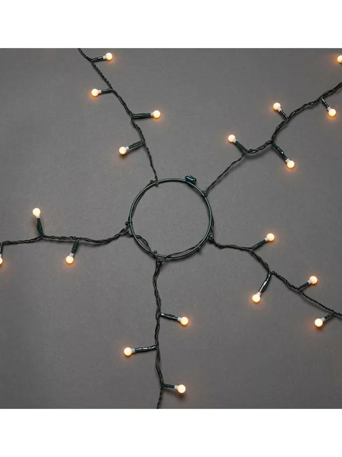 LED-Baummantel in Bernstein