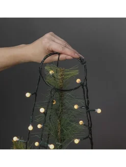 LED-Baummantel in Bernstein