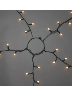 LED-Baummantel in Bernstein