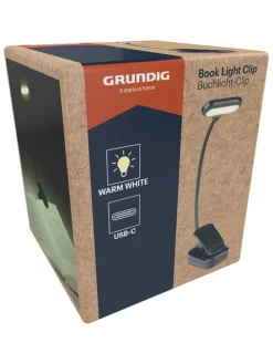 LED-Buchleuchte in Schwarz - (H)53 cm