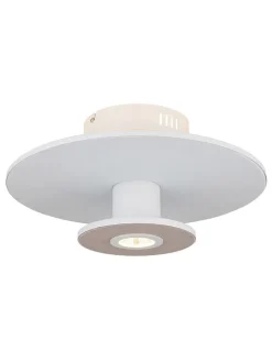 LED-Deckenleuchte "Carter" in Weiß - (H)18 x Ø 38 cm