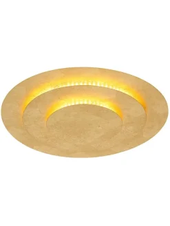 LED-Deckenleuchte "Heda" in Gold - (H)4,7 x Ø 35 cm