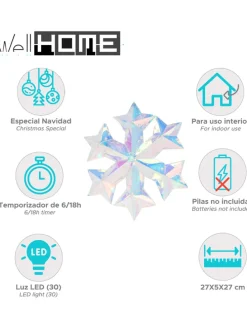 LED-Dekoanhänger in Bunt - Ø 27 cm