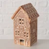 LED-Dekoaufsteller "Gingerbread" in Hellbraun - (B)7,5 x (H)14 x (T)7 cm