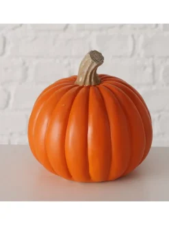 LED-Dekoaufsteller "Sponky" in Orange - (H)12 x Ø 12 cm