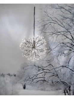 LED-Dekohänger "Stardust" in Schwarz - Ø 40 cm