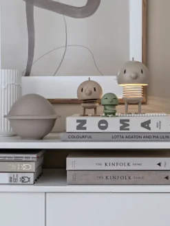 LED-Dekoleuchte "Bumble" in Beige - (B)10 x (H)15 x (T)10 cm