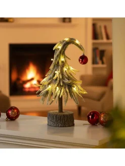 LED-Dekoleuchte ''Christmas Tree'' in Grün/ Weiß - (L)36 cm