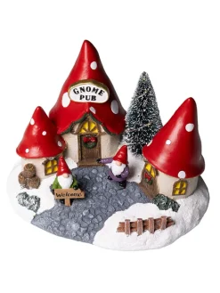 LED-Dekoleuchte ''Gnome Pub'' in Bunt - (B)22 x (H)16,2 x (T)17 cm