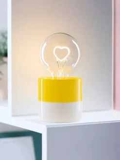 LED-Dekoleuchte in Gelb - (H)17 cm