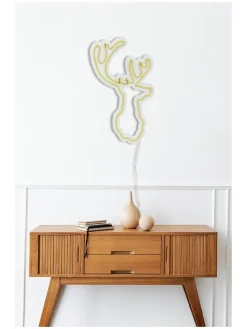 LED-Dekoleuchte in Gelb - (L)50 x (B)28 cm