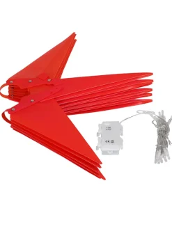 LED-Dekoleuchte in Rot - Ø 55 cm