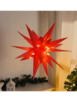 LED-Dekoleuchte in Rot - Ø 55 cm