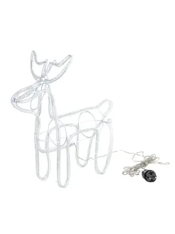 LED-Dekoleuchte in Warmweiß - (B)46 x (H)46 x (T)18 cm