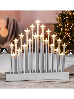 LED-Dekoleuchte in Warmweiß - (B)26,5 x (H)28,5 x (T)4,5 cm