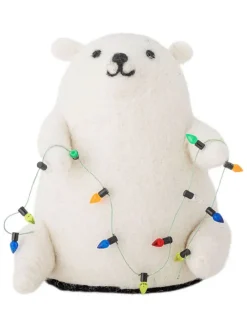 LED-Dekoleuchte in Weiß - (B)14 x (H)15 x (T)12 cm