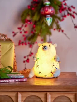 LED-Dekoleuchte in Weiß - (B)14 x (H)15 x (T)12 cm