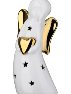 LED-Dekoleuchte in Weiß - (B)9,5 x (H)20 x (T)7 cm