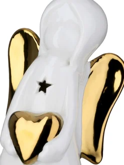 LED-Dekoleuchte in Weiß - (B)9,5 x (H)20 x (T)7 cm