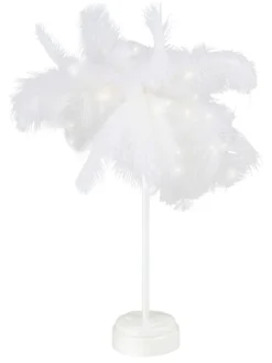 LED-Dekoleuchte in Weiß - (H)30 x Ø 9 cm