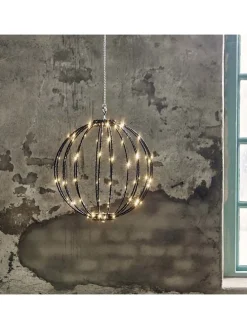 LED-Dekoleuchte "Mounty" in Schwarz - Ø 30 cm