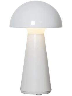 LED-Deko-Leuchte "Mushroom" in Weiß - (B)16 x (H)28 cm