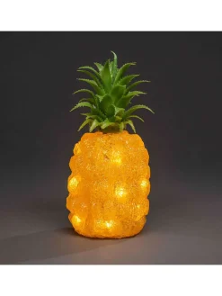 LED-Dekoleuchte "Pineapple" in Gelb - (H)26 x Ø 11 cm