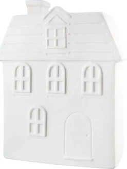 LED-Dekoleuchte "Rotterdam" in Weiß - (B)13 x (H)17 x (T)5 cm