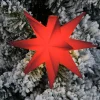 LED-Dekoleuchte ''Star'' in Rot - (L)12 x (B)12 cm