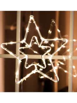 LED-Dekoleuchte "Star" in Warmweiß - (B)27 x (H)28 cm