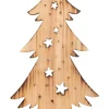 LED-Dekoleuchte "Tannanbaum" in Hellbraun - (B)28,5 x (H)47,5 x (T)10,5 cm