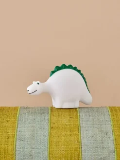 LED-Dekoobjekt "Dino" in Weiß/ Grün - (B)7 x (H)11,5 cm