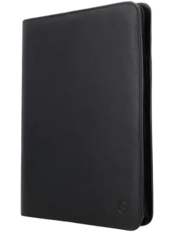 Leder-Organizer "Office" in Schwarz - (B)27 x (H)34 x (T)4 cm