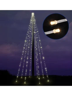 LED-Fahnenmast-Lichterkette - EEK G (A bis G) - (L)1000 cm