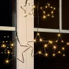 LED-Girlande "Star" in Warmweiß - (L)80 cm